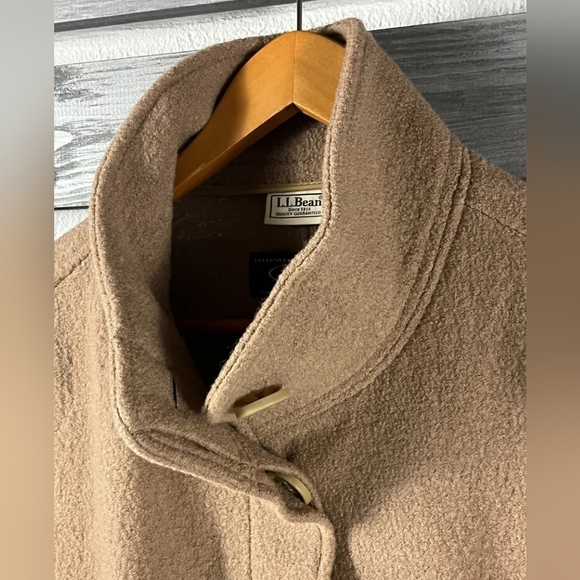 LL Bean x Bellandi - Wool Trench Coat, Item 295885, Camel Tan - Size Small - Picture 4 of 6